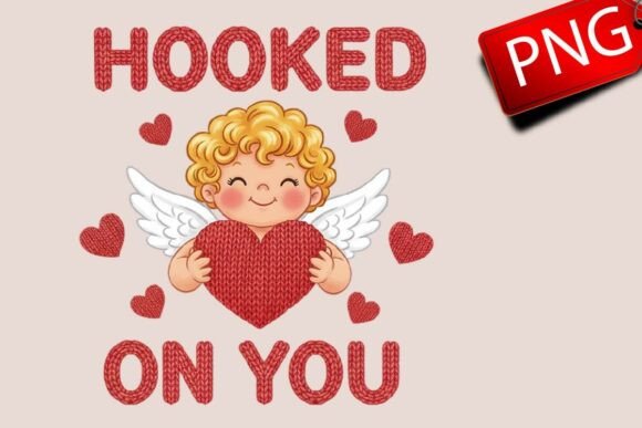 Download Knitted Hooked Cupid Valentine PNG Shirt - Premium Resources