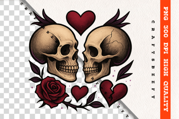 Download Till Death Skulls Valentine PNG Shirt - Premium Resources