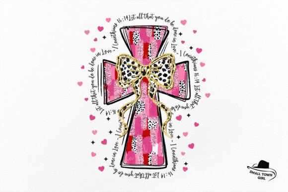 Download Pink Glitter Jesus Cross Valentine Png - Cross valentine png Collection