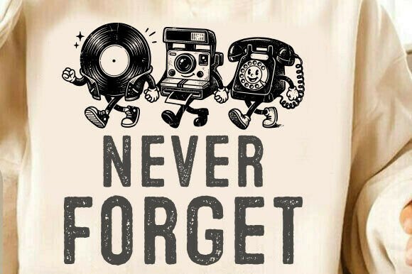 Download Never Forget PNG, Retro Vinyl Camera Pho - Vinyl Collection